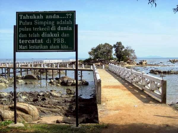 Pulau Simping Singkawang | Pulau Terkecil Didunia