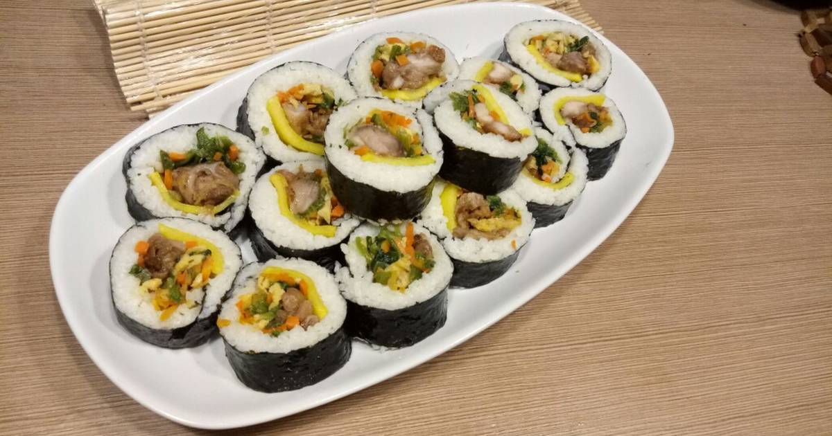 Kimbap 1 | 3 Resep Makanan Ala Korea Untuk Kamu