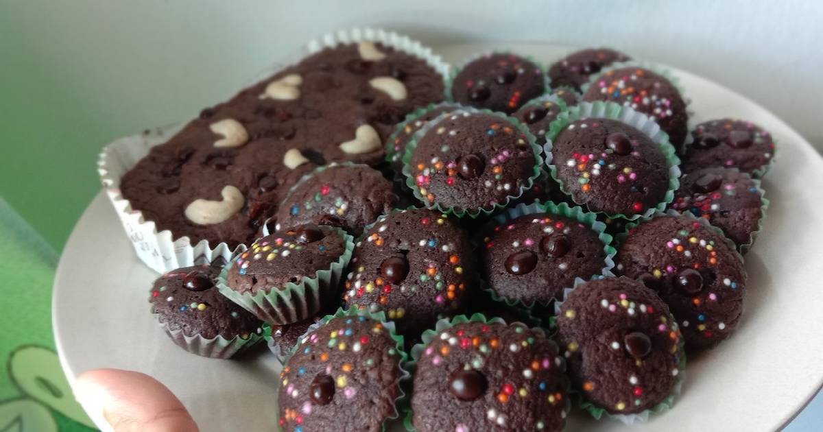 Kue Kering Brownies Mini. | 3 Resep Kue Kering Untuk Kamu