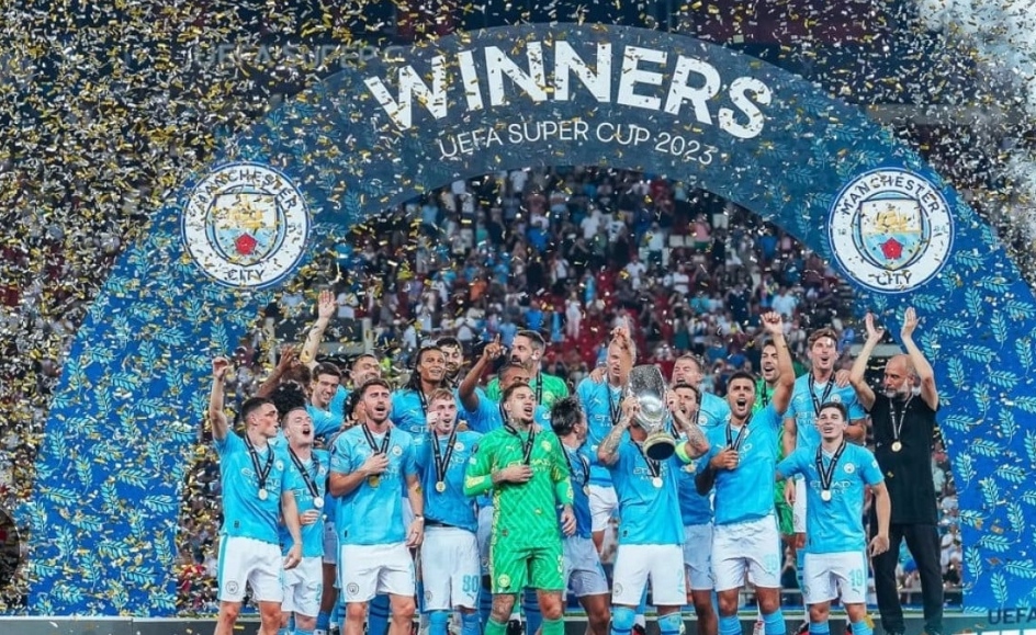 Man City memenangkan Piala Super Eropa untuk pertama kalinya