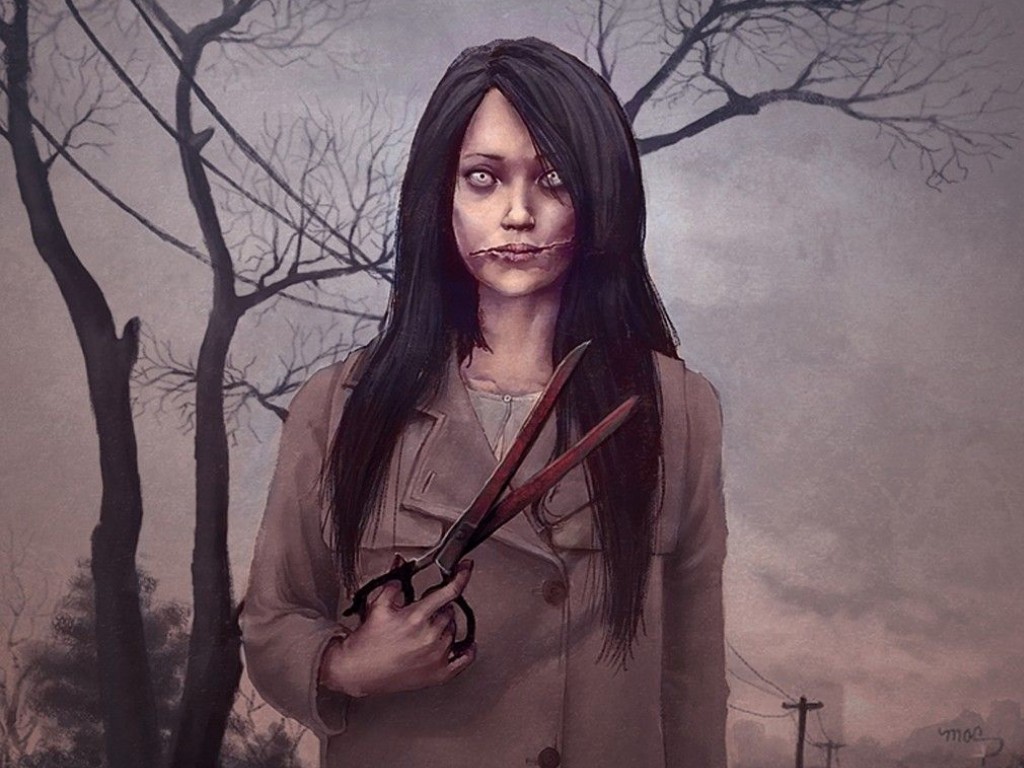 hantu-kuchisakeonna | Kuchisake Onna Wanita Bermulut Sobek