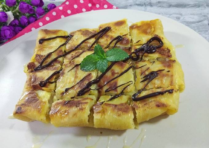 thai-banana-pancake | 3 Resep Cemilan Dari Thailand Yang Enak Untuk Kamu