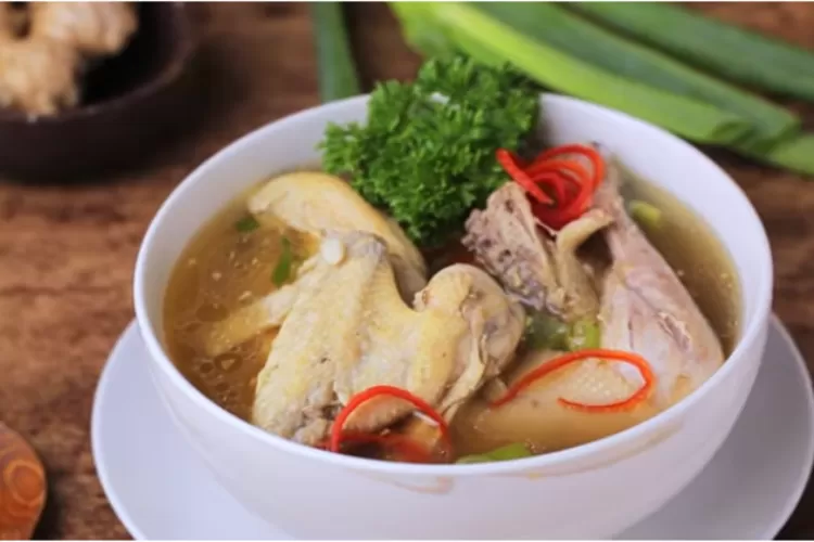 Resep Sayur Sup Ayam Daun Kale Untuk kamu.