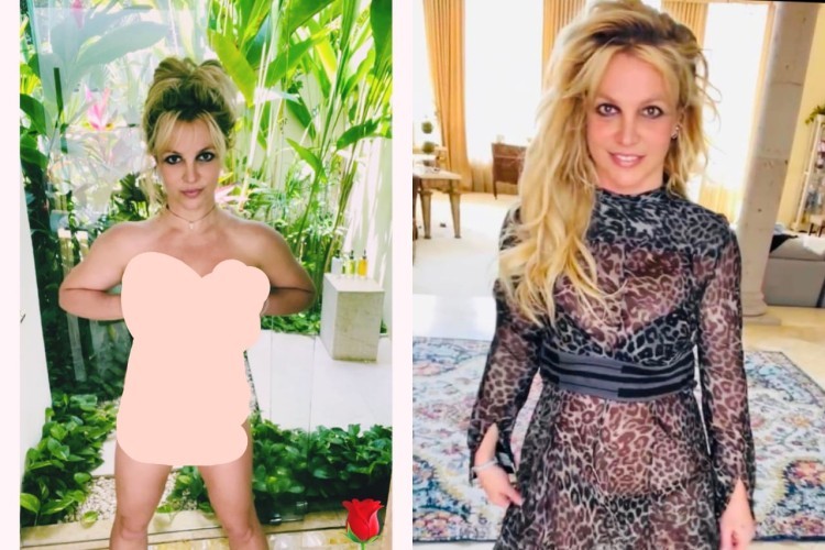 Britney Spears Upload Foto Topless