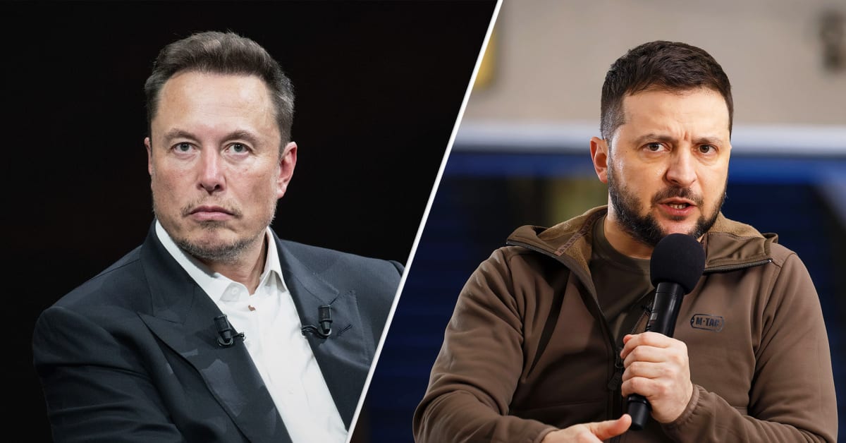 Elon Musk dengan sinis mengejek Presiden Zelensky