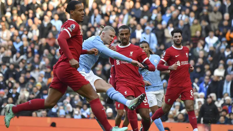 Man City Vs Liverpool Berakhir Seri 1-1