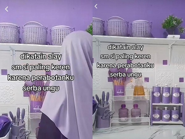 Dapur Serba Ungu Dikritik Netizen