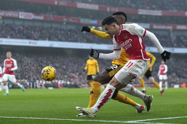 Arsenal Kalahkan Wolverhampton 2-1