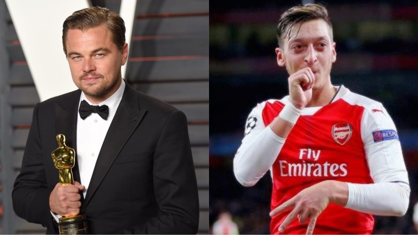 Mesut Ozil Sindir Leonardo DiCaprio