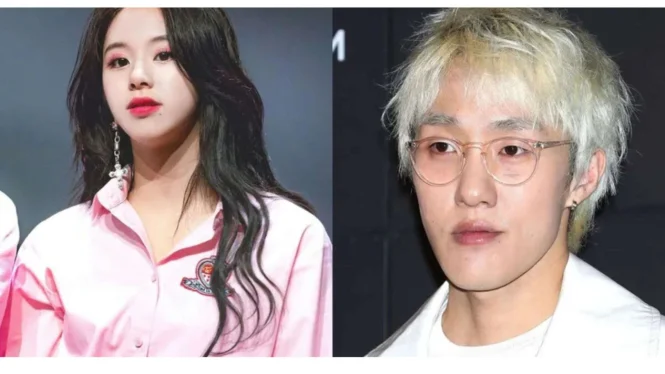 Chaeyoung TWICE Dan Zion.T Pacaran