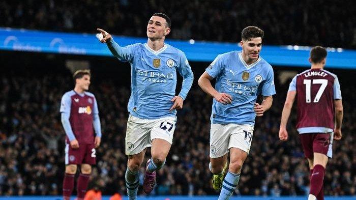 Manchester City Hajar Aston Villa 4-1